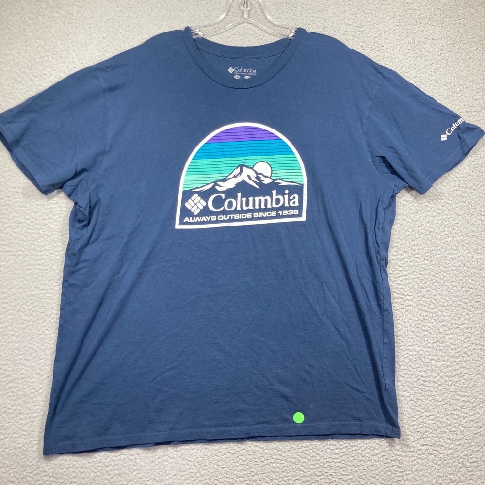 Blue Mountain Graphic Always Outside Short Sleeve Tee